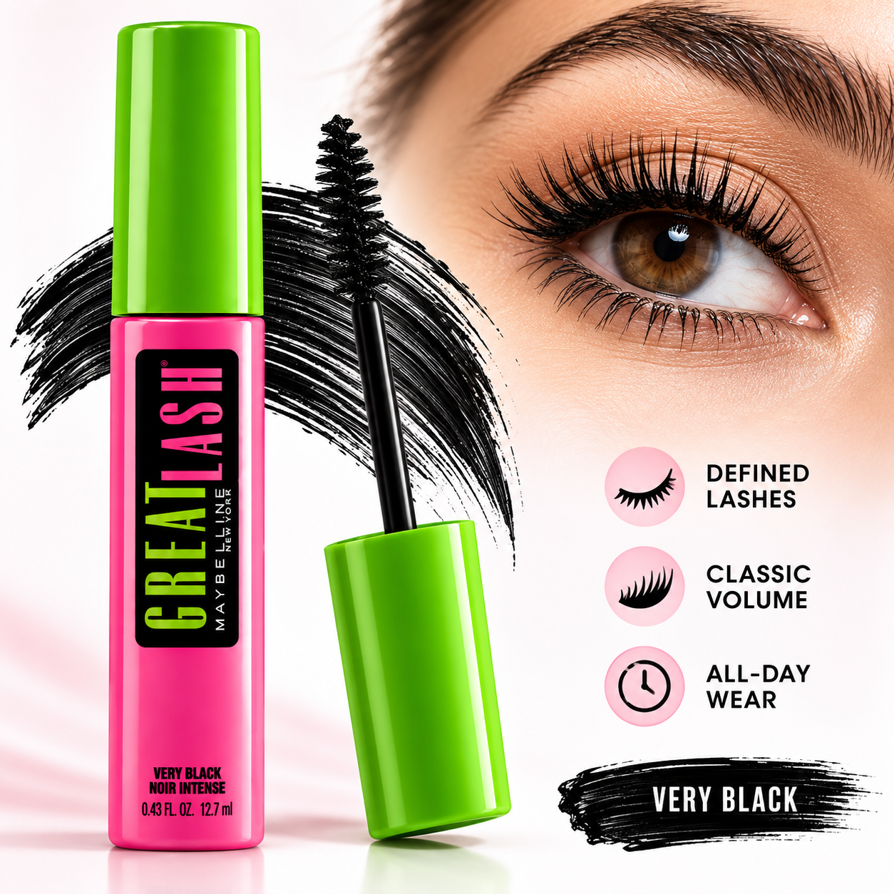 Maybelline Great Lash Mascara 101 Very Black