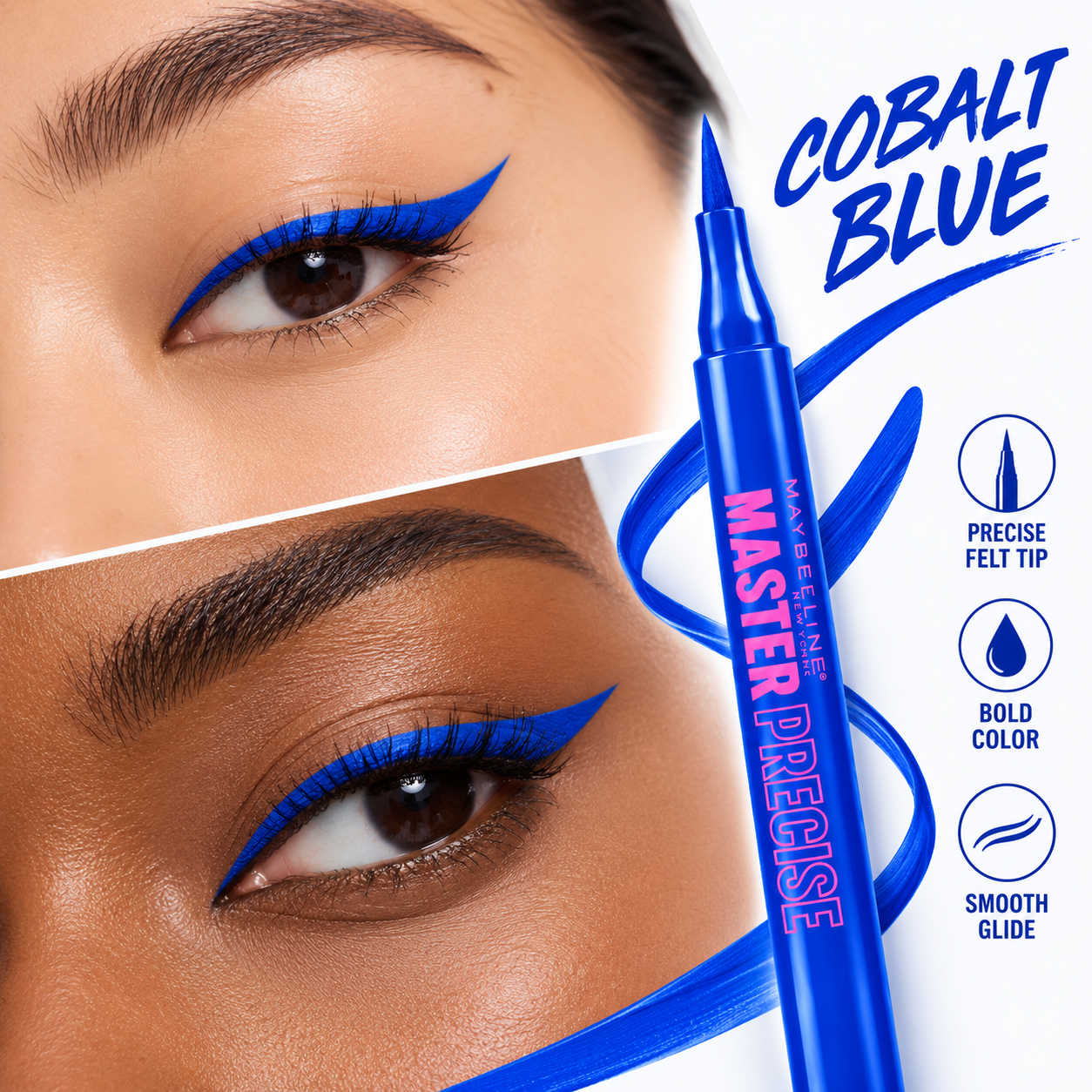 Maybelline Master Precise All Day Liquid Eyeliner 113 Cobalt Blue