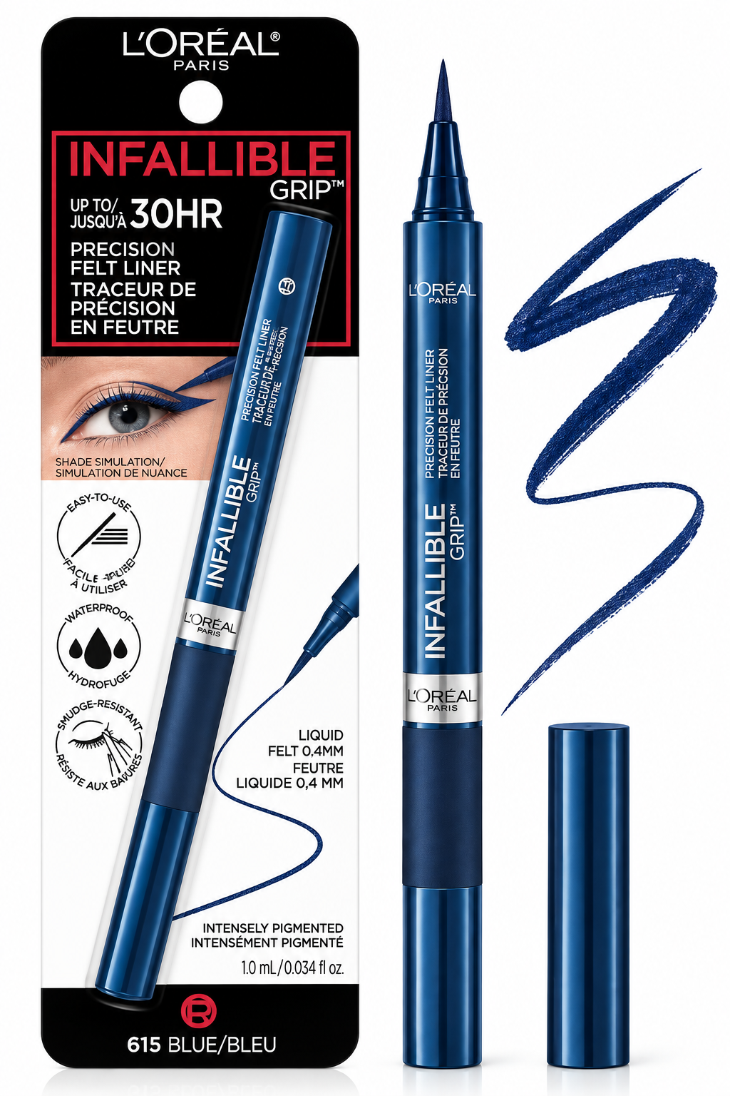 Delineador Líquido Infallible Grip – Alta precisión 615 Blue